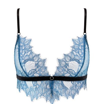 lace bralette blue