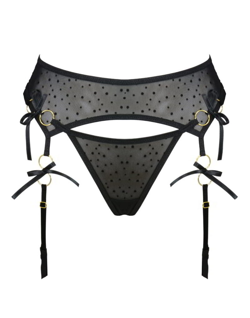 Queen of Bows garter belt