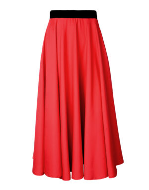 Midi skirt First Rose Red