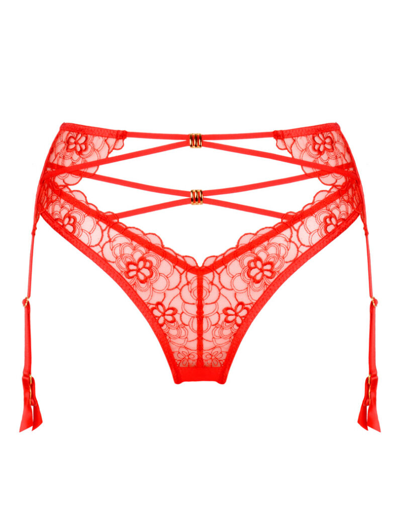 Red Moon garter belt