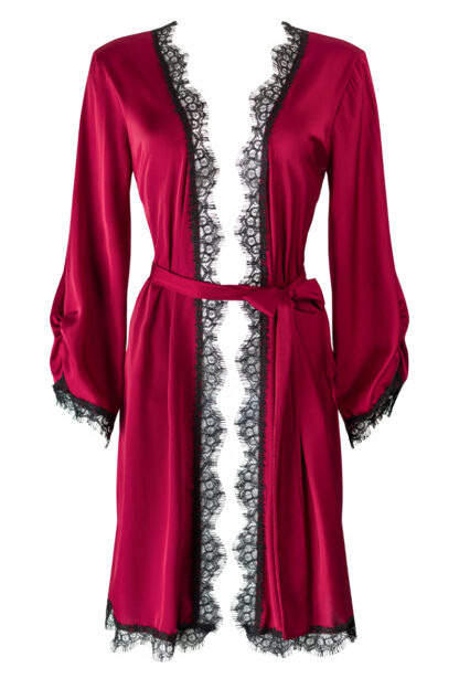 Self-Love burgundy kimono