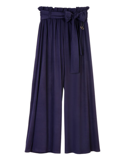 First Rose Navy Blue palazzo pants