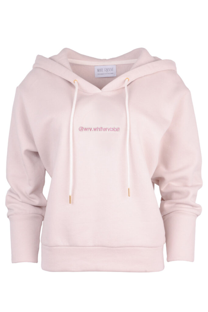 Sweatshirt mit Ihrem Text – Beige